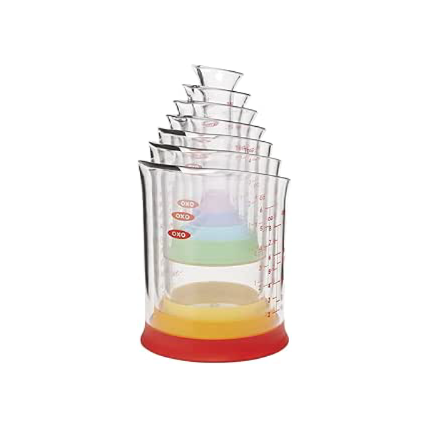 OXO Good Grips Conjunto de copos medidores de encaixe de 7 peças