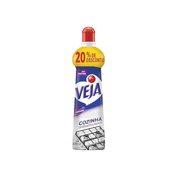Veja Limpador Desengordurante Cozinha Lavanda 500Ml Azul