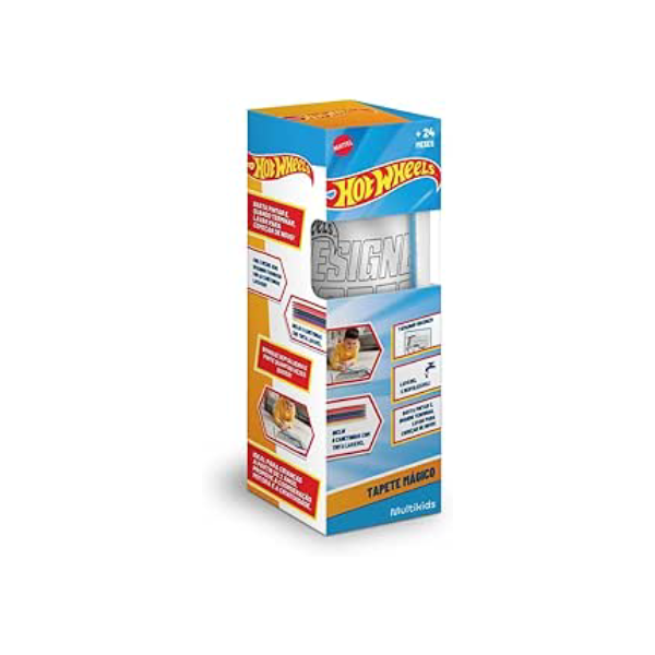 Tapete Mágico Acqua Hot Wheels Multikids - BR2387