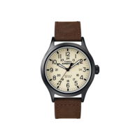 Relógio masculino Timex Expedition Scout 40, Dark Brown/Natural