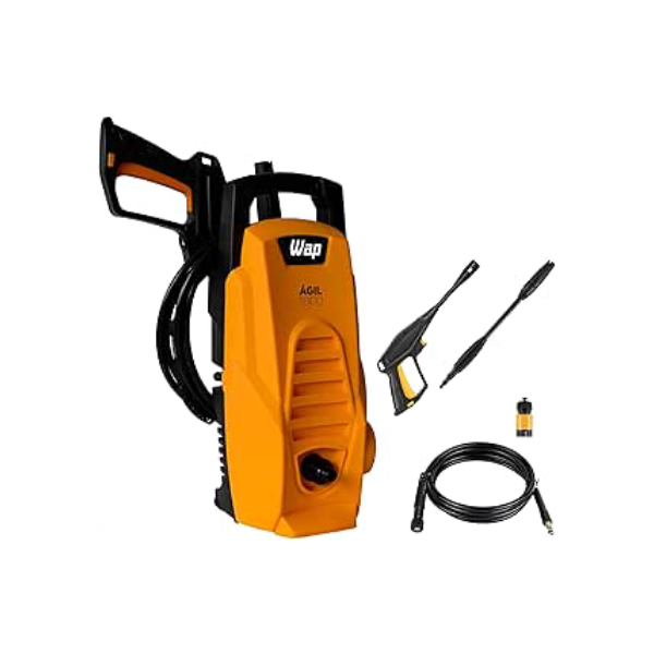 WAP Lavadora de Alta Pressão ÁGIL 1800, Portátil, 300L/h, com Jato em Leque e Concentrado, 1300psi 1400W 220V