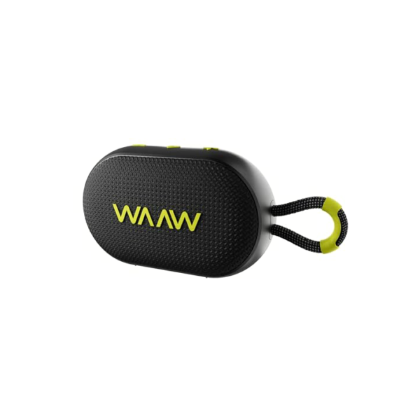 WAAW by ALOK Caixa de Som Bluetooth ME 110 12 Horas de Reprodução, Resistente à Água com Alça Integrada