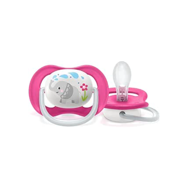 Chupeta Ultra Air 6-18M girl unitária Elefante 081/12