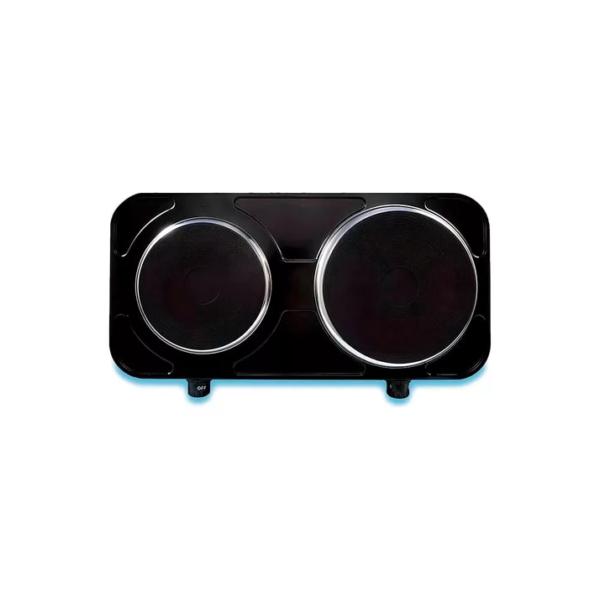 Fogão elétrico preto Agratto FMP 127V 2 queimadores