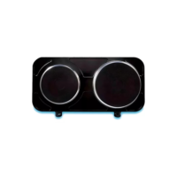 Fogão elétrico preto Agratto FMP 127V 2 queimadores