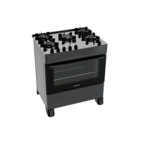 Fogão 5 Bocas Mônaco Top Glass Mesa Vidro Preto Atlas Bivolt - Fogão 5 Bocas Atlas com Mesa de Vidro