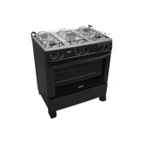 Fogão 5 Bocas a Gás Itatiaia Star New Forno 88L Preto Bivolt