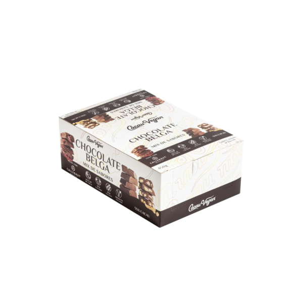 Mix Chocolate Belga Vegano Cacau Vegan - 15 unidades de 30g - 450g