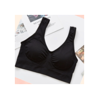 Kit com 2 Sutiãs top regata com bojo (CORES E/OU ESTAMPA SORTIDAS/ALEATÓRIA)