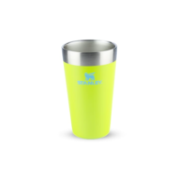 Stanley - Copo de cerveja isolado, copo empilhável Stay Chill de 473 ml, para bebidas quentes ou frias, Bright Lime
