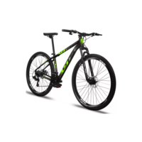 Bicicleta Aro 29 Gts Rapid 24 Marchas Freio A Disco Cor Preto-verde-cinza Tamanho Do Quadro 17