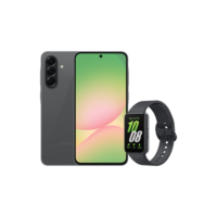 A56 5G (256GB) - Preto + Galaxy Fit3 - Grafite