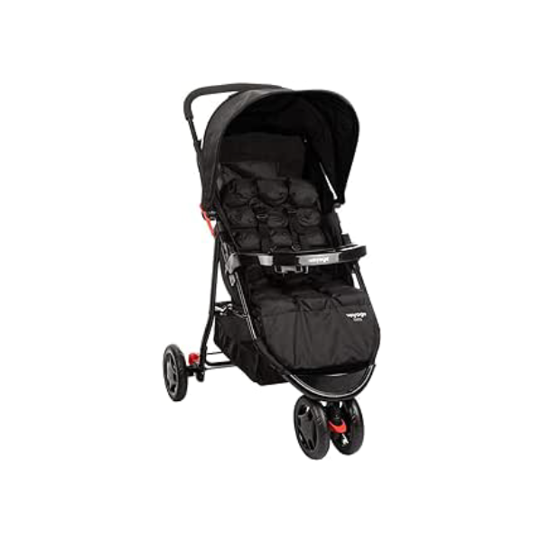 Carrinho De Passeio Para Bebê Delta (Até 15kg) Preto Voyage