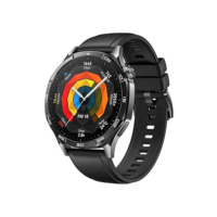 Smartwatch, HUAWEI WATCH GT 5 46mm, Nova Experiência de Corrida e Ciclismo, Sharp-Edged Design, Até 2 Semanas de Bateria, Compatível com iOS e Android, Sistema GPS Integrado, Preto