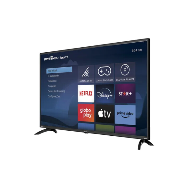 Smart Tv 42 Britânia Btv42g6fr2cp Roku Tv Dolby Audio