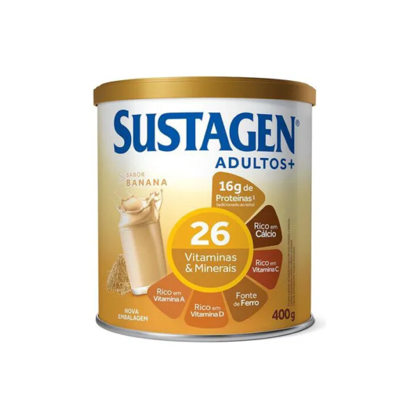Complemento Alimentar Adultos+ Sabor Banana 400g Sustagen
