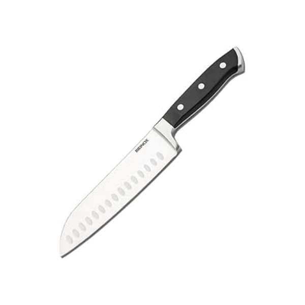 Brinox - Faca para Fatiar/Picar Santoku 7' Infinity - Aço Inox