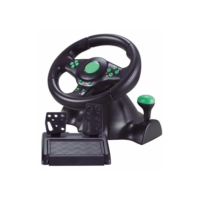 Volante Racer Xbox 360 Ps3 Ps2 Pc Pedal Cambio Vibração
