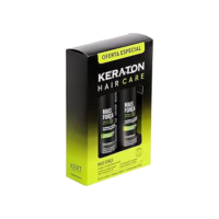 Keraton, Kit Shampoo & Condicionador, Mais Força, Hair Care, 2 X 300ml, Preto