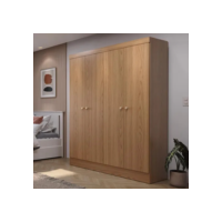 Guarda-roupa Solteiro 4 Portas Jacob 135 Cm - Carvalho