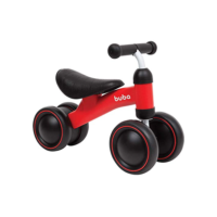 Bicicleta de Equilibrio - 4 Rodas, BUBA, Vermelho