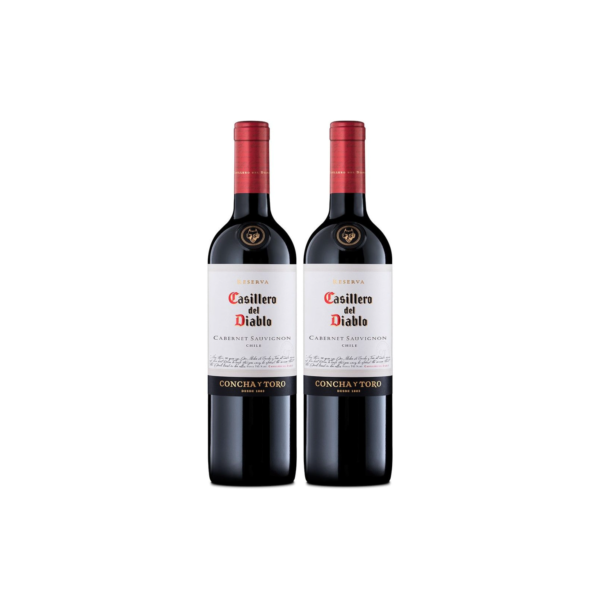 Kit 2 Vinhos Cabernet Sauvignon 750ml - Casillero Del Diablo