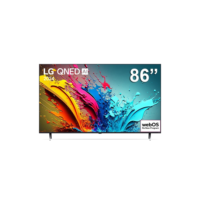 Smart TV 86" LG 4K QNED 86QNED85T com processador a8 AI, 120Hz, Design Super Slim, FreeSync e webOS 24 - TV 86" LG 4K QNED 86QNED85TSA WIFI/BT/HDMI