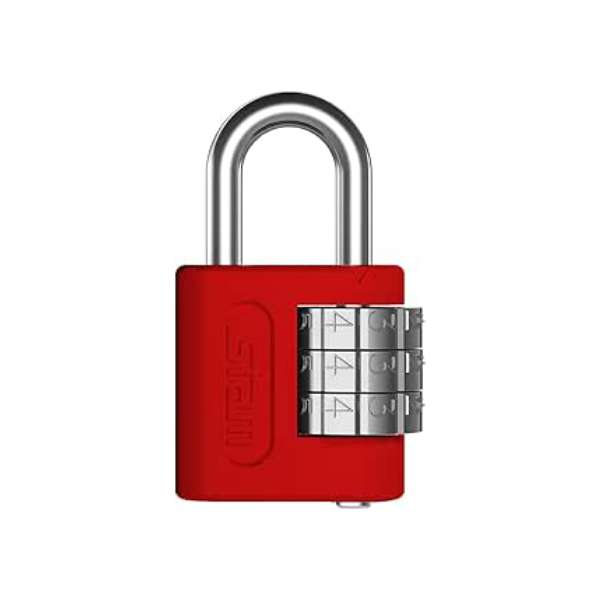 STAM CADEADO SEGR. 25 MM - VERMELHO ENC.