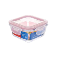 Pote de Vidro Hermético 320ml Quadrado Invicta