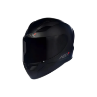 Capacete Moto Fechado Asx City Solid Preto Fosco 58 Ou 60