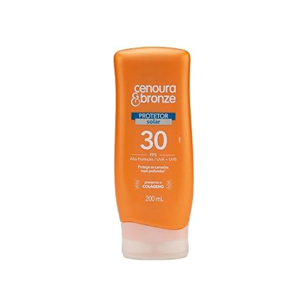 Cenoura e Bronze Protetor Solar Fps30 200Ml