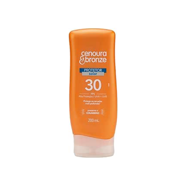 Cenoura e Bronze Protetor Solar Fps30 200Ml