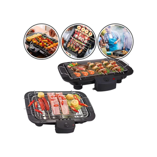 Churrasqueira Elétrica Portátil Apartamento Sem Fumaça Grill