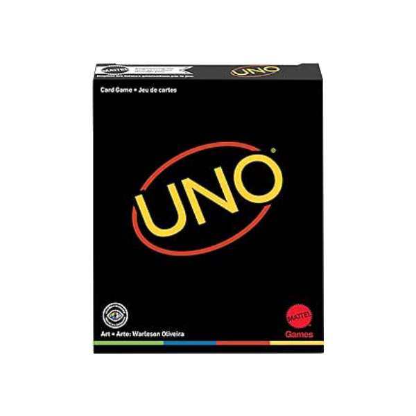 UNO MINIMALISTA, Mattel, Black