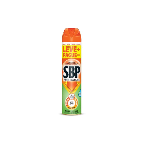 SBP Inseticida Aerossol Com Óleo De Eucalipto 450 Ml