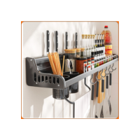 Prateleira de Parede para Cozinha Porta Tempero Condimentos