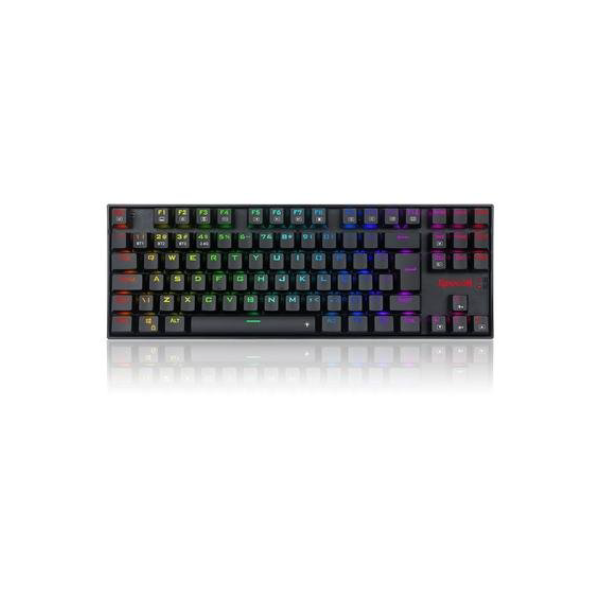Teclado Mecânico Gamer Redragon Kumara Pro, Anti-Ghosting, Sem Fio, RGB, Bluetooth, Switch Brown, ABNT2, Preto - K552RGB-BRS-B