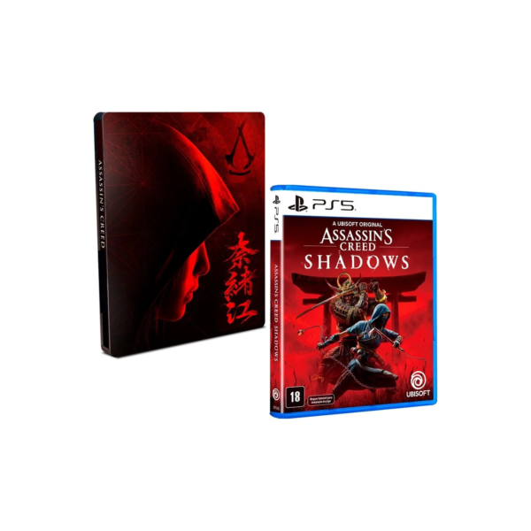 Jogo Assassin’s Creed Shadows + Steelbook - PS5