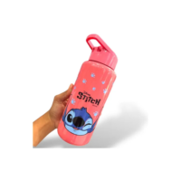 Garrafa De Água Squeeze 1 Litro Stitch Escolar Academia Cor Rosa