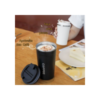 Caneca Copo Café Coffee Isolado Dupla Térmico Aço Inoxidável  510ML Anti-vazamento