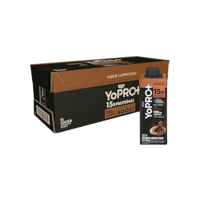 Pack YoPRO Bebida Láctea Energy Boost UHT Capuccino 15g de Proteínas 250ml - 24 Unidades