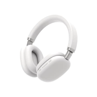 Basike Fones de Ouvido Sem Fio, Headphone Bluetooth on-ear com Microfone, ANC Cancelamento do Ruído, Até 50 Horas de Música, HQ001B (Branco)