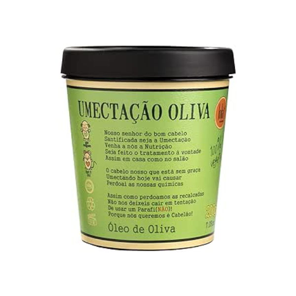 Umectação Oliva, Lola Cosmetics, Verde/Preto