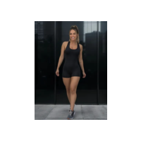 Macaquinho Fitness Academia Zero Transparencia Shorts