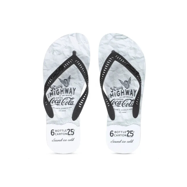 Chinelo Sandalia Coca Cola Masculino Branco Praia - Original