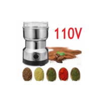 Moedor De Café Grão Sementes Elétrico Inox Portátil 110V