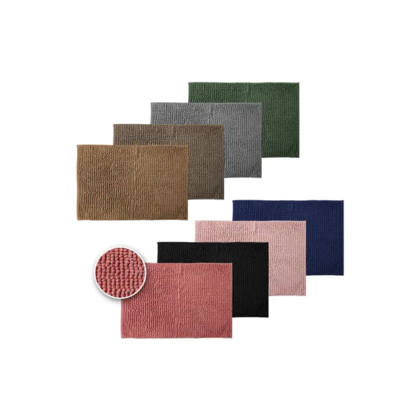 Kit 4 Tapetes De Banheiro 40x60 Antiderrapante Bolinha Macio