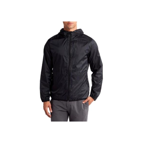 Jaqueta Corta Vento Impermeável Masculino Leve e Confortável Estilo Casual Liso - Preto