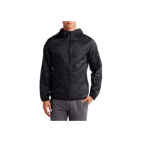 Jaqueta Corta Vento Impermeável Masculino Leve e Confortável Estilo Casual Liso - Preto