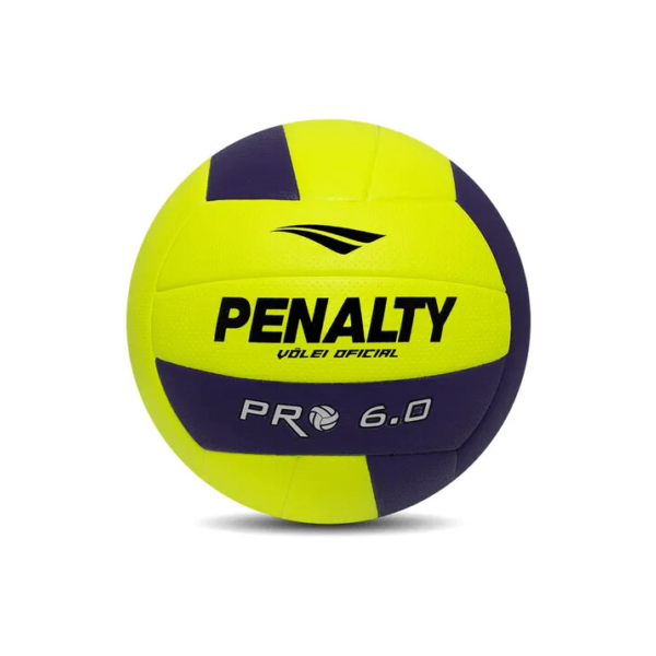 Bola de Vôlei 6.0 Pro Amarela e Azul Penalty